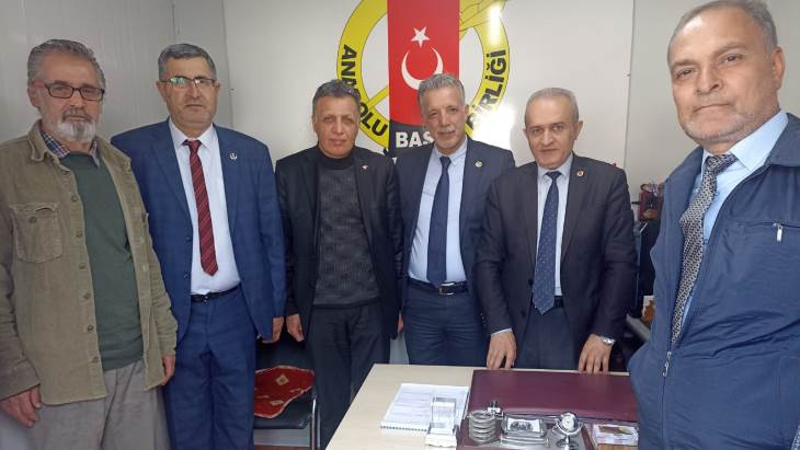 Yeşilyurt Belediye Başkan Adayı Alataş'tan Anadolu Basın Birliğine Ziyaret