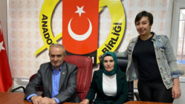 Türkiye İttifak Partisi Akçadağ İlçe Başkanı Mercan Cengiz’den Anadolu Basın Birliğine Ziyaret